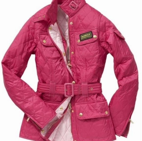 Barbour Jackets & Blazers - Barbour Jacket, Pink in size 4